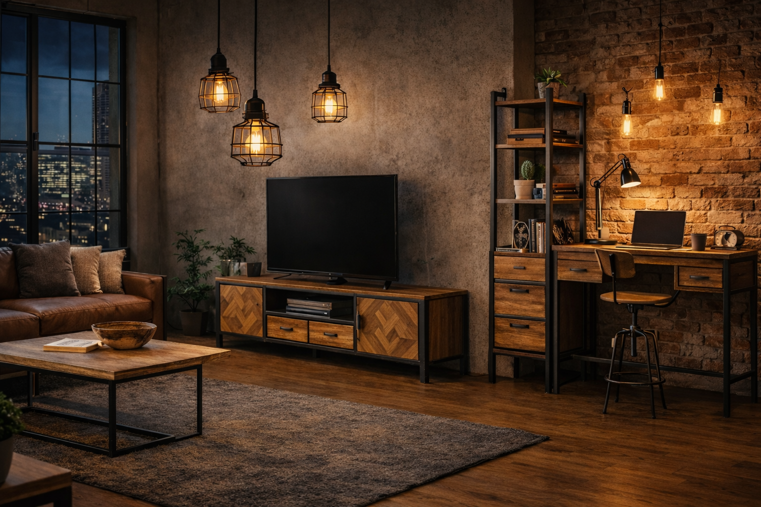 Meble w stylu industrialnym – jak stworzyć loftowe wnętrze?